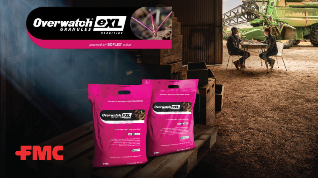 Overwatch eXL Granules 20kg bag herbicide for ryegrass control
