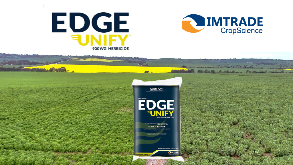 Edge Unify 900 WG herbicide for post-emergent grass control in canola and legumes